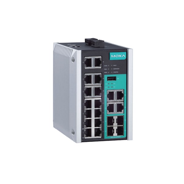 Mgd Gigabit Eth. Swtch W/ 14 10/100Baset(X)Ports, Eds-518E-4Gtxsfp-T